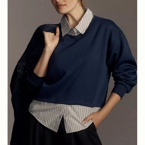 Anthropologie’s Maeve Two-fer Sweatshirt